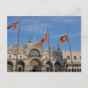 Italy, Venice, St. Mark's Basilica in St. Mark's Postcard