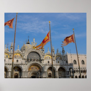 Italy, Venice, St. Mark's Basilica in St. Mark's Poster