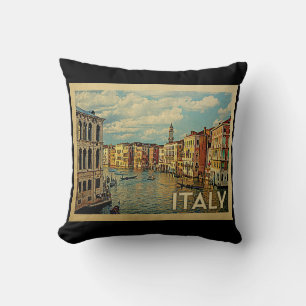 Italy Venice Vintage Travel Cushion