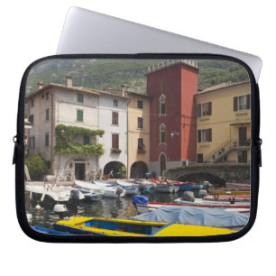 Italy, Verona Province, Malcesine. Cassone old 2 Laptop Sleeve