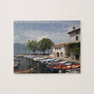 Italy, Verona Province, Malcesine. Cassone old Jigsaw Puzzle