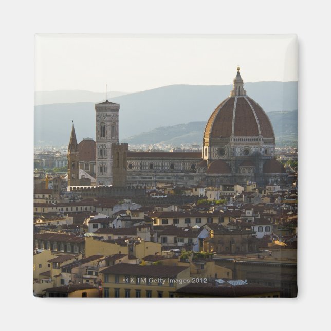 Italy, View of Florence with Basilica di Santa Magnet (Front)