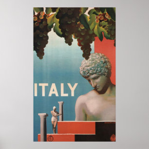 Italy Vintage Travel Poster