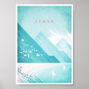 Italy Vintage Travel Poster