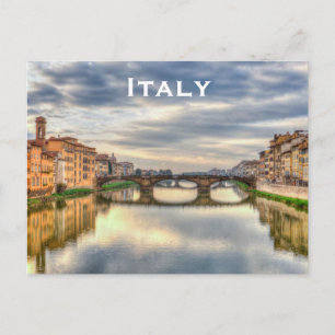 Italy Vintage Travel Tourism Add Postcard