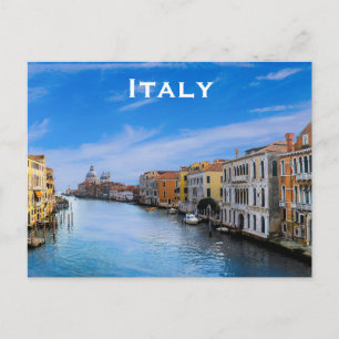 Italy Vintage Travel Tourism Add Postcard
