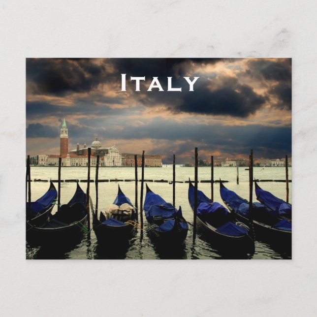 Italy Vintage Travel Tourism Add Postcard (Front)
