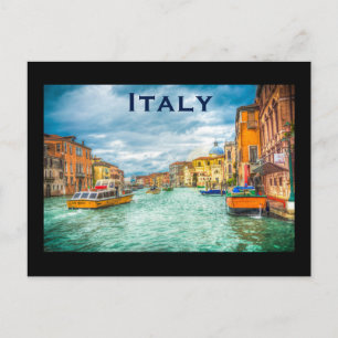 Italy Vintage Travel Tourism Add Postcard