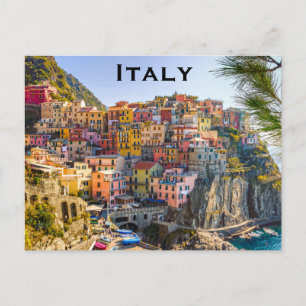 Italy Vintage Travel Tourism Add Postcard