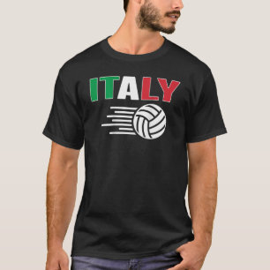 Italy Volleyball Fans Jersey Italian Flag Sport Lo T-Shirt