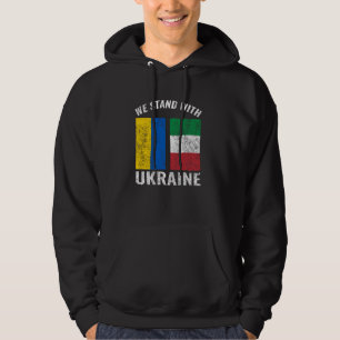 Italy - We Stand with Ukraine Hoodie