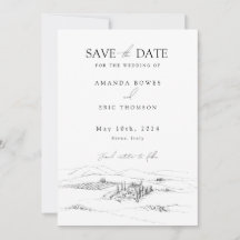 Italy Wedding Save the Date