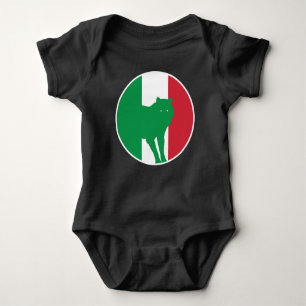 Italy Wolf Italian National Animal Flag Baby Bodysuit