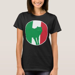 Italy Wolf Italian National Animal Flag T-Shirt