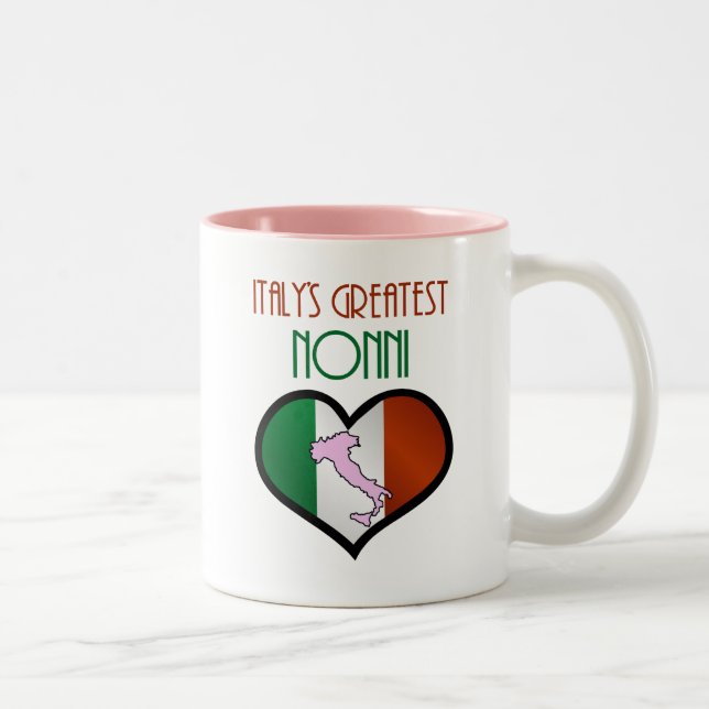 Italy's Greatest Nonni Two-Tone Coffee Mug (Right)