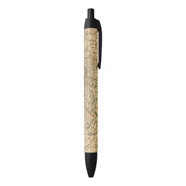 Italy's Po River Valley Black Ink Pen (Bottom (Vertical))