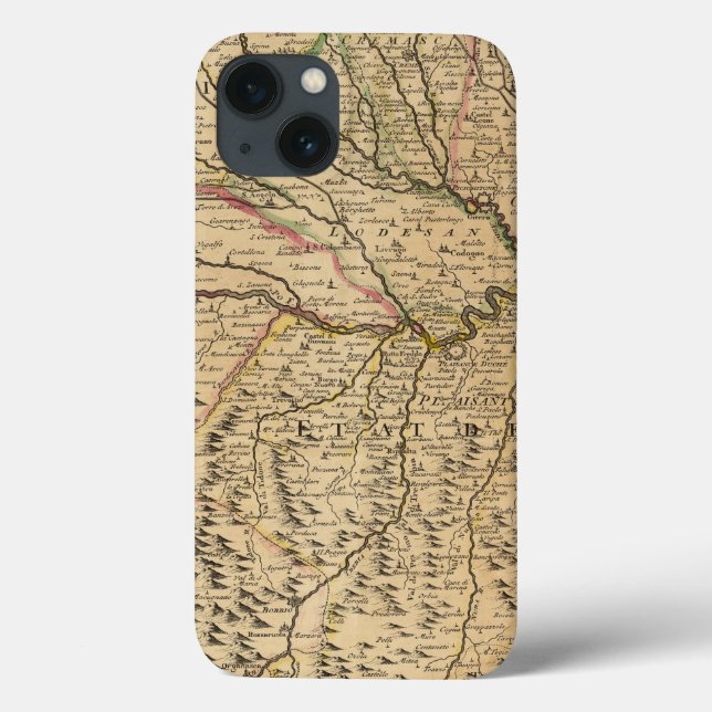 Italy's Po River Valley Case-Mate iPhone Case (Back)