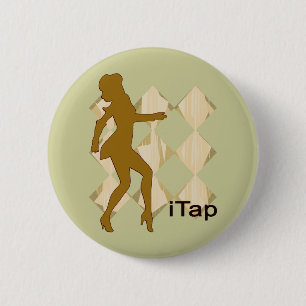 iTap Gal   iPod Graphics for Tap 6 Cm Round Badge