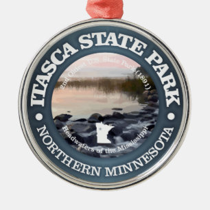 Itasca SP Metal Ornament