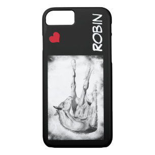 Itch Too with red heart iPhone 8/7 Case