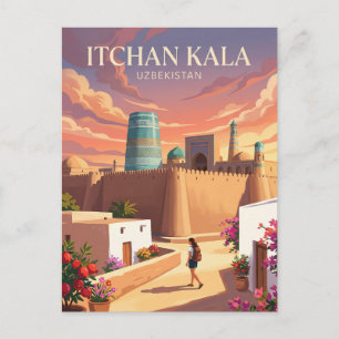 Itchan Kala Uzbekistan Postcard