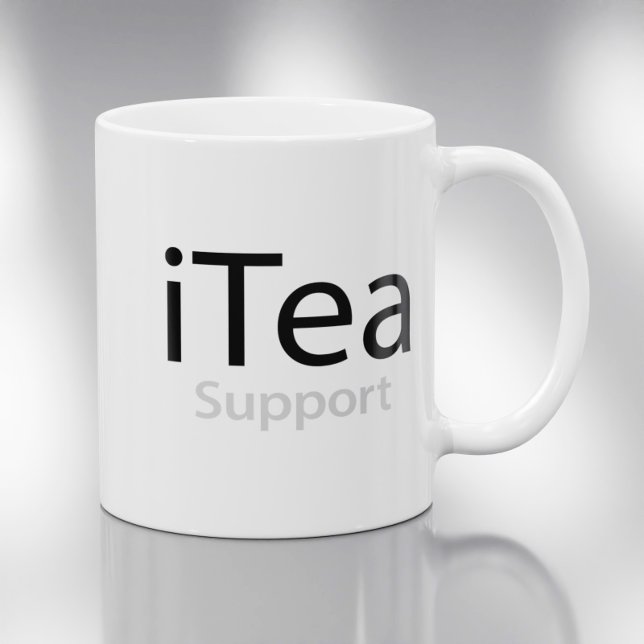 iTea support - A dad pun for tea drinkers - funny Coffee Mug (Creator Uploaded)