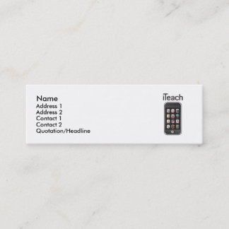 iteach business card