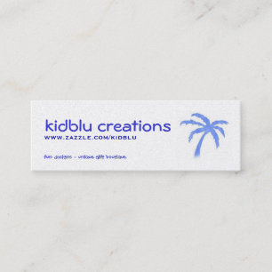 item tag or mini busines card