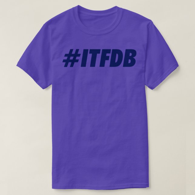 ITFDB Blue TShirt (Design Front)