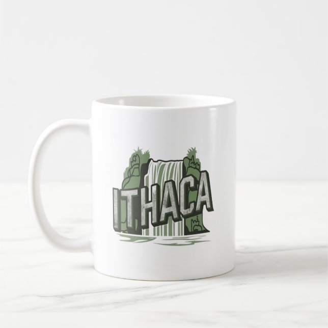 ithaca falls  coffee mug (Left)