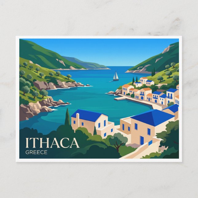 Ithaca, Greece Postcard (Front)