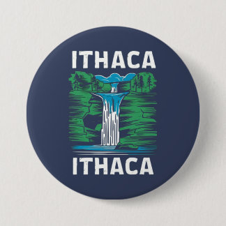 Ithaca is Gorges 7.5 Cm Round Badge