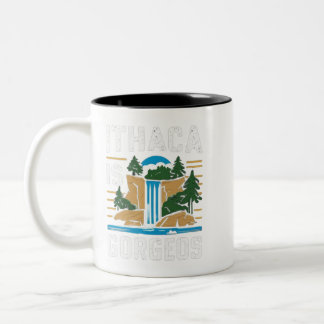 ithaca is gorges Two-Tone coffee mug