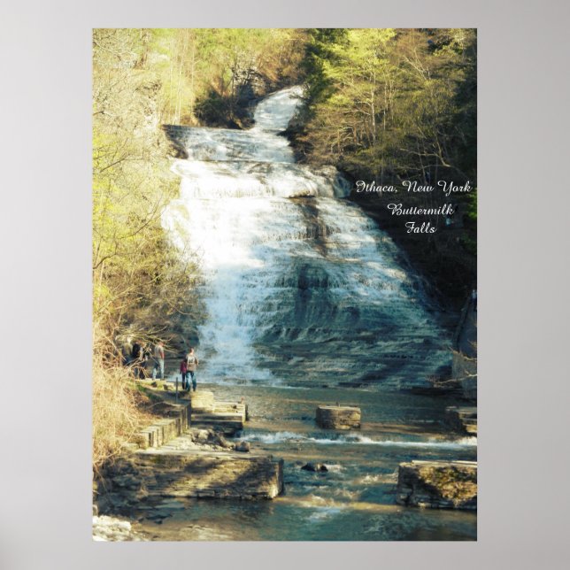 ITHACA NEW YORK BUTTERMILK  FALLS poster (Front)