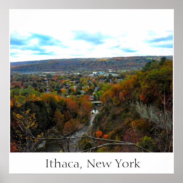 ITHACA NEW YORK GORGE poster (Front)