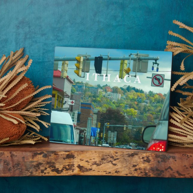 ITHACA NEW YORK  PLAQUE (Side)