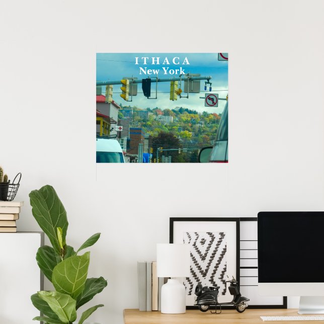 ITHACA NEW YORK  POSTER (Home Office)