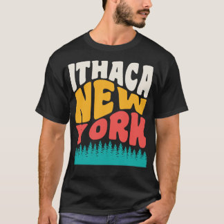 Ithaca New York State Parks Hiking Camping T-Shirt