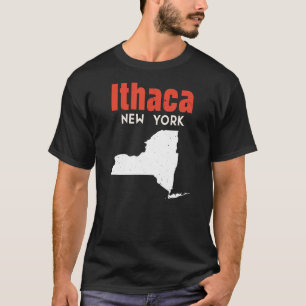 Ithaca New York USA State America Travel New Yorke T-Shirt