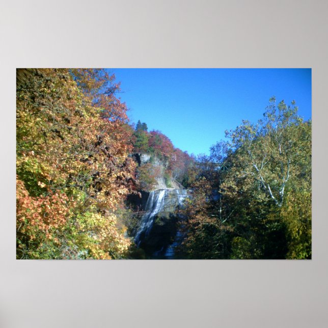 ITHACA NEW YORK WATERFALL poster (Front)