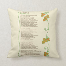 Ithaca Poem Inspirational Throw Pillow