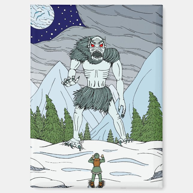 Ithaqua Weird Horror Art Magnet (Front)