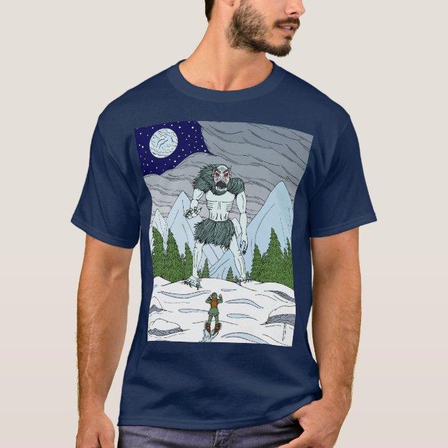 Ithaqua Weird Horror Art T-Shirt (Front)