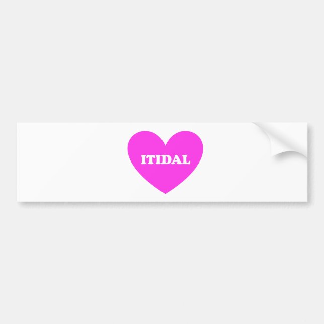 Itidal Bumper Sticker (Front)