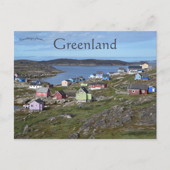 Itilleq On the Davis Strait Greenland Postcard (Front)