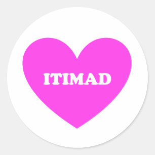 Itimad Classic Round Sticker