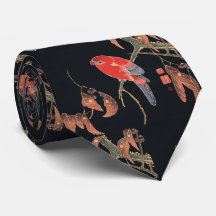 Ito Jakuchu Red Parrot on the Branch Japanese Art