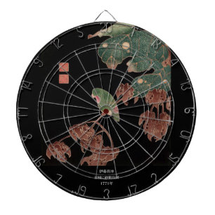 Itoh Jakuchu , Jakuchu ITO , Chakuto AOKI no Sugat Dartboard
