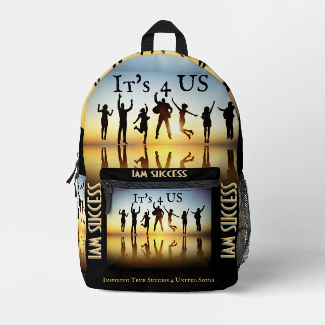 IT'S 4 US PRINTED BACKPACK (Front)