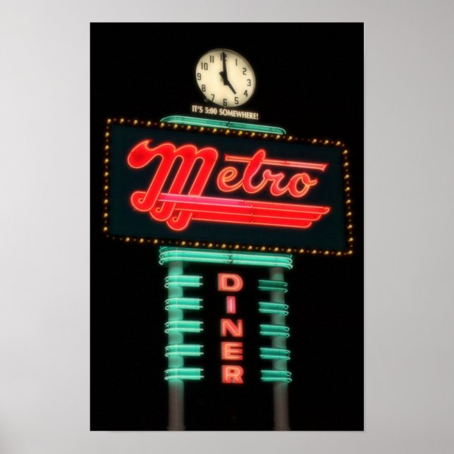 It's 5:00 Somewhere... photo by Derrick W. Black Poster (Front)